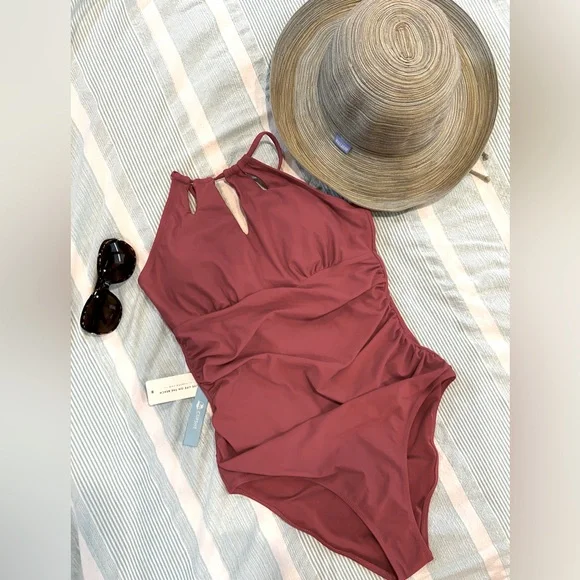 NWT Cupshe terracota swimsuit. Size M. - Picture 1 of 3